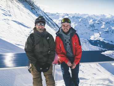Kenneth und Jesper am Kitzsteinhorn