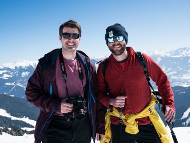 Mike Clegg und Ben Green auf der Schmittenhöhe
