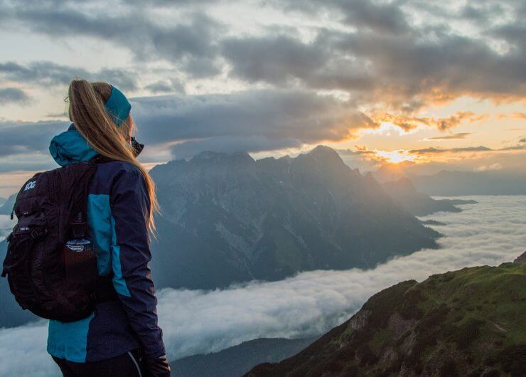 Sonnenaufgang in Leogang