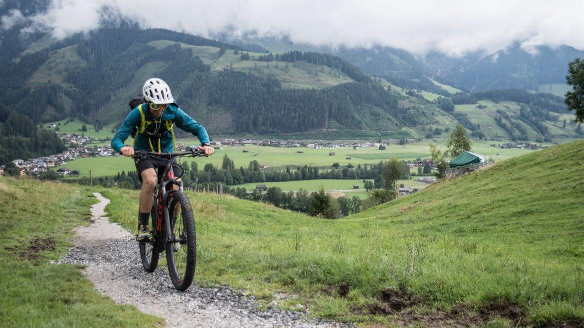 E-Mountainbike-Tour nach Saalfelden