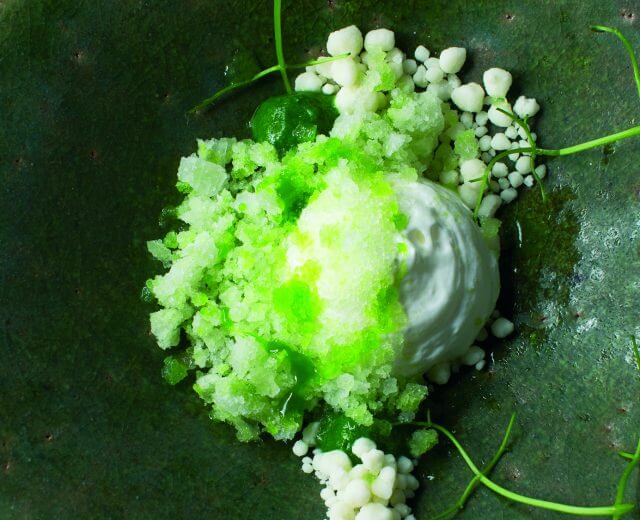 Weiße Berger-Schokolade mit Sellerie & Gurke ©Jörg Lehmann Döllerer_Rz