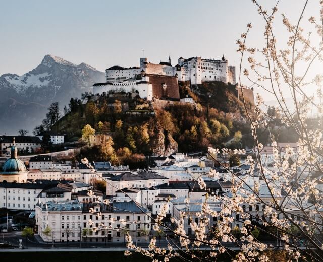 Blick auf die Stadt Salzburg