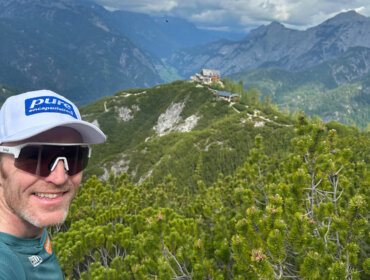 Simon Eder auf dem Weg zur Wiechenthaler Hütte