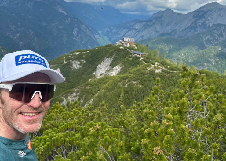 Simon Eder auf dem Weg zur Wiechenthaler Hütte