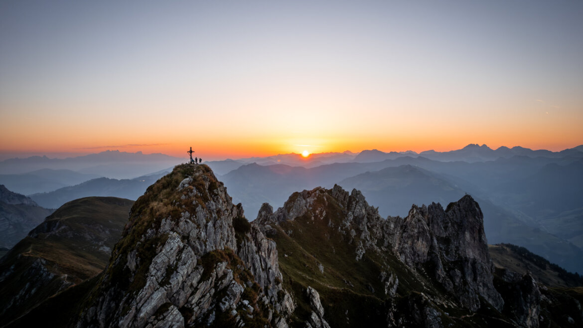 Sonnenaufgang im Grossarltal am Schuhflicker © TVB Großarltal