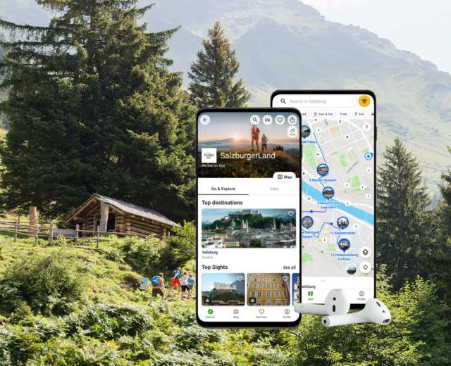 SmartGuide Tour Teaser mit Mockup für den Venedigerweg
