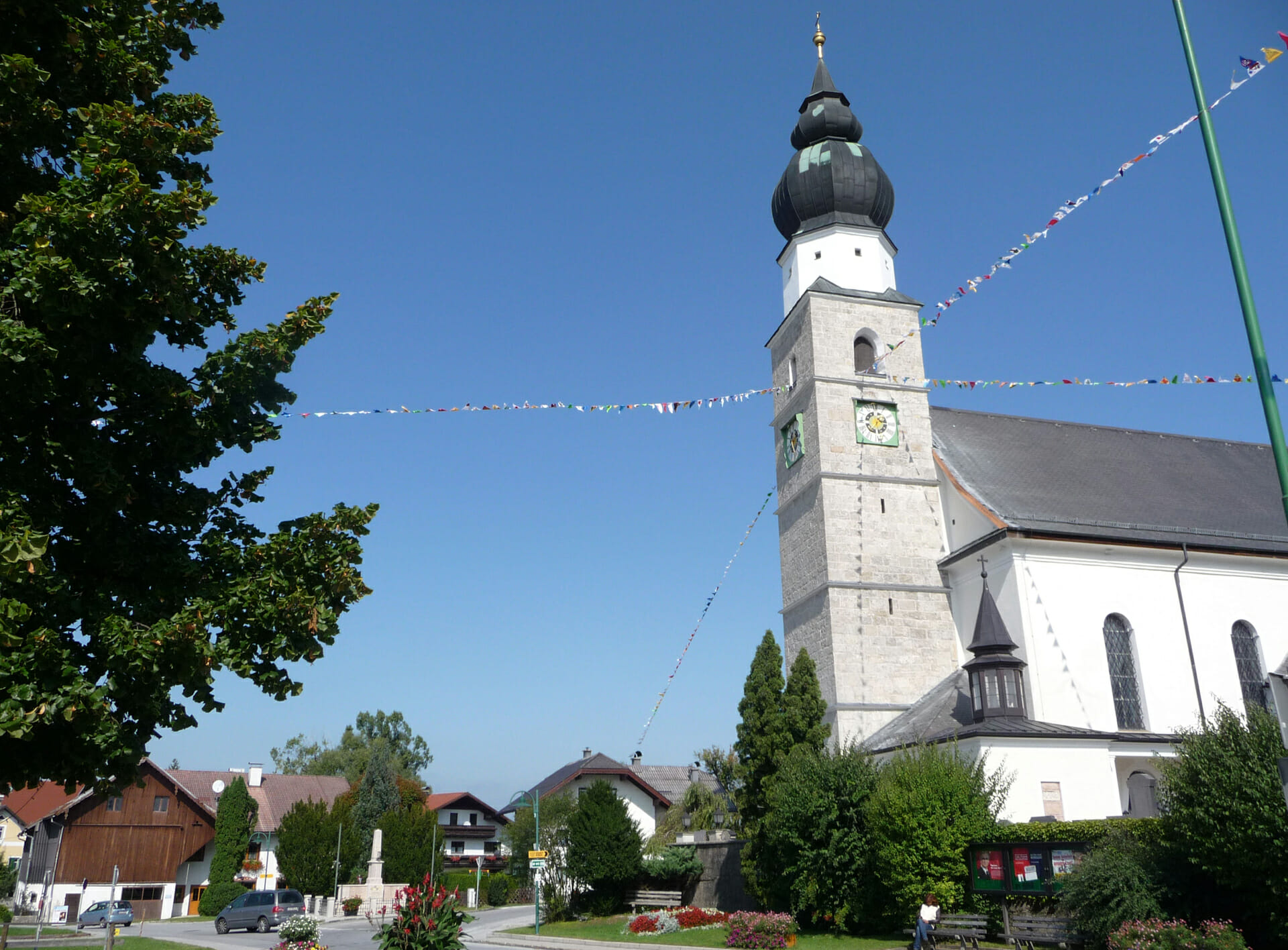 Kirchturm von Eugendorf