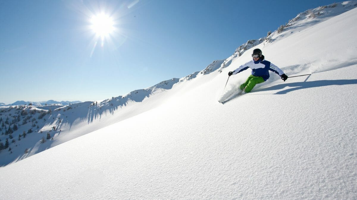 A person Skiing