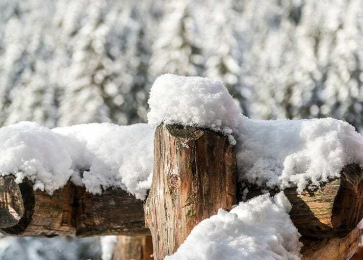 a pile of snow