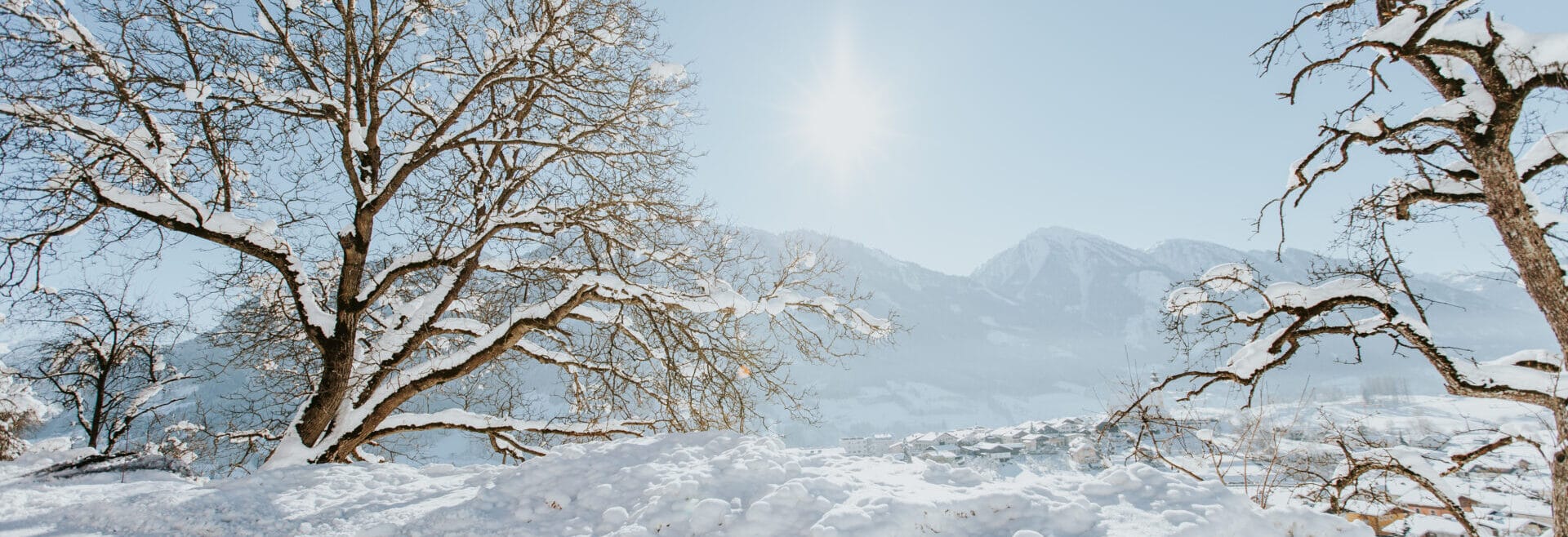 Salzburger Sonnenterrasse, Winter, Schnee