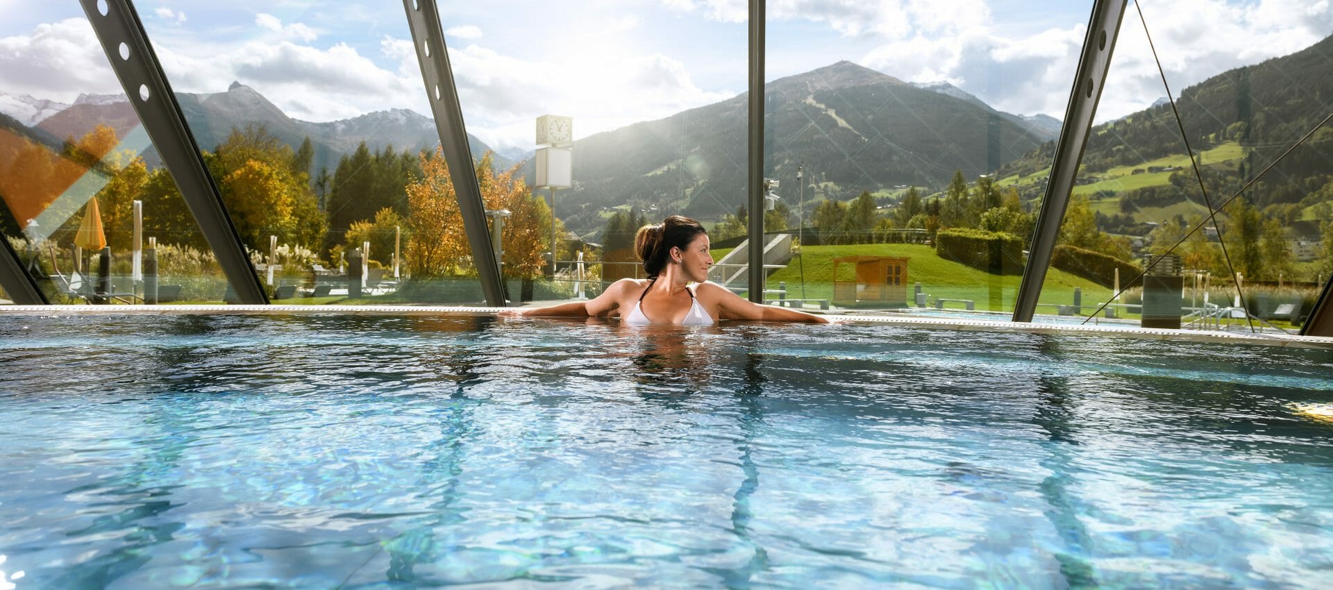 © SalzburgerLand Tourismus, Manuel Marktl, Alpine Gesundheitsregion Salzburgerland, AGS,Therme,Kur,Physiotherapie,Schwimmbad,Wasser,Entspannung,Entspannen