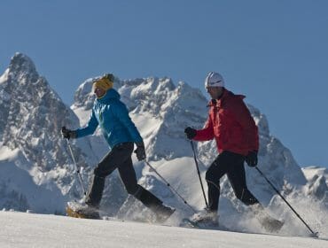 Snowshoe hiking