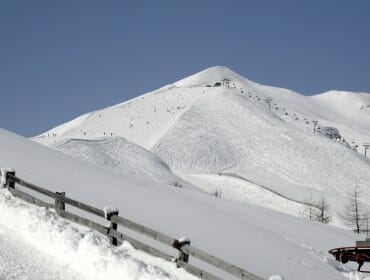 Skislope in Mauterndorf in winter