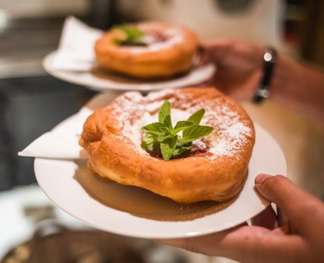 The finished farmers doughnut