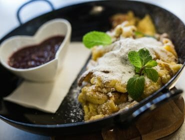 This is what the finished Kaiserschmarrn looks like