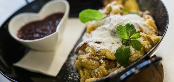 This is what the finished Kaiserschmarrn looks like