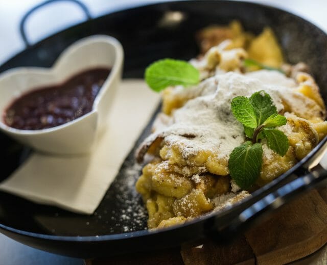 This is what the finished Kaiserschmarrn looks like