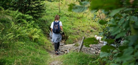 Nina on a hike in Gasteinertal