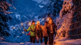 Torchlight hike Eben im Pongau Torchlight hike Eben im Pongau