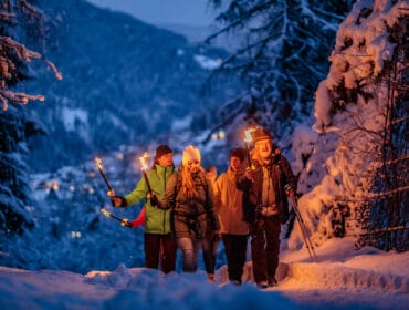 Torchlight hike Eben im Pongau Torchlight hike Eben im Pongau
