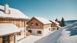 alpine hut village Omlach