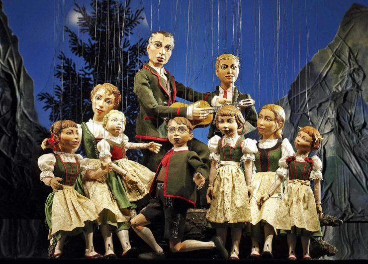 A salzburgi Marionettszínház Sount of Music/A muzsika hangja-előadásából