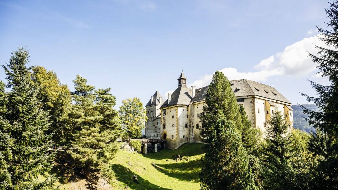 A Moosham kastély a Salzburgi Lungau régiójában