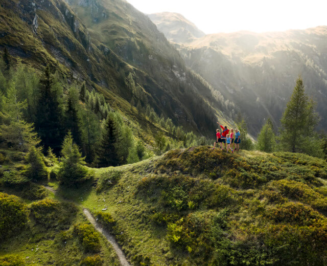 Családi túra a Gastein Trail-en