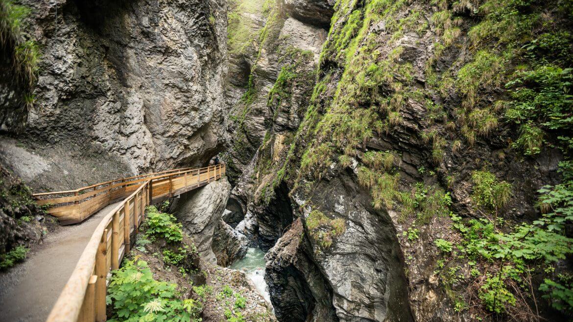 Liechtensteinklamm szurdok Wasserfall