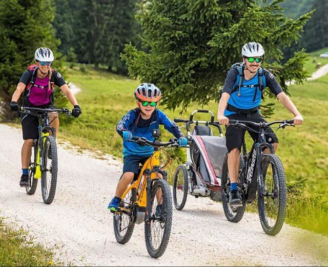 Kerékpárral Rad und Bike im Salzburger Saalachtal Salzburgi Saalachtal-ban