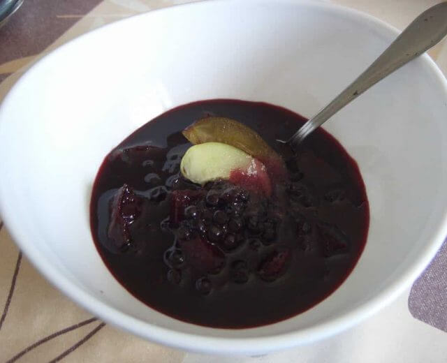 Bodzakompót, Hollerröster