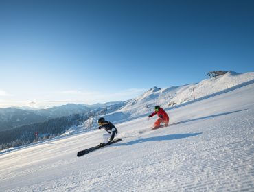 Téli síelés a Ski amadé régiójában.