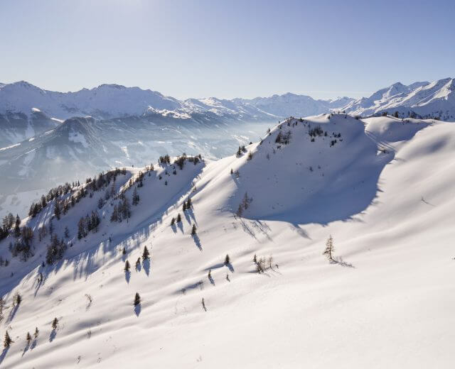 Kilátás a Hochalmbahn-Schwarzwandról Kilátás a Hochalmbahn-Schwarzwandról