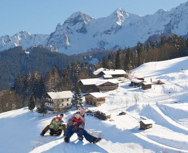 berggashof-kohlschnait-panorama-winter-gries-pinzgau-1170×658 Csodálatos téli szánkózás, Kohlschneit