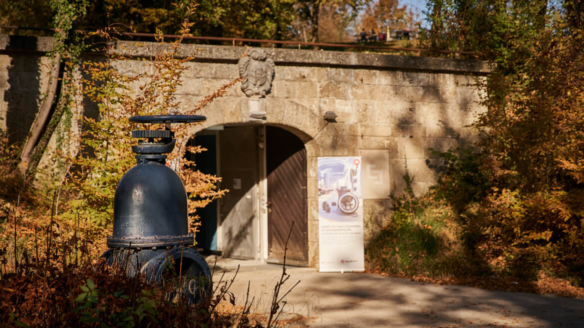 A Wasserspieleg Múzeum bejárata
