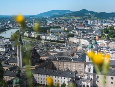 Kilátás a Festungsbahn siklóról