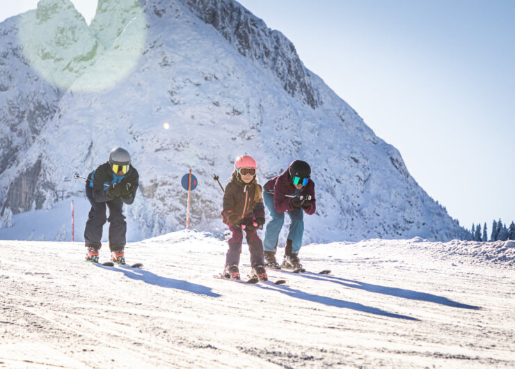 Családi sílesiklás Dachstein West