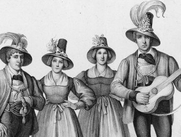 A Rainer család képe 1839-ből.