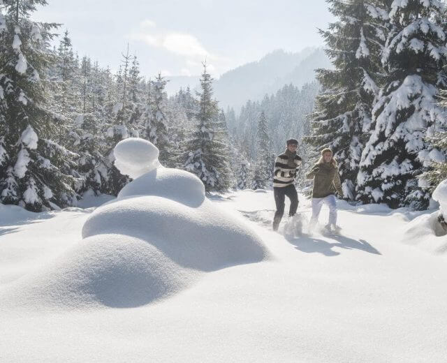 Hótalpas túrázás Hótalpas túrázás Salzburg tartományban.
