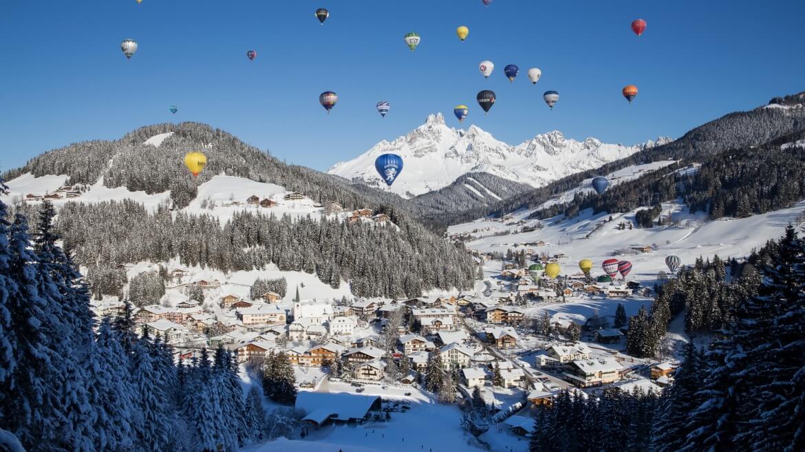 Nemzetközi hőlégballon hét Filzmoosban