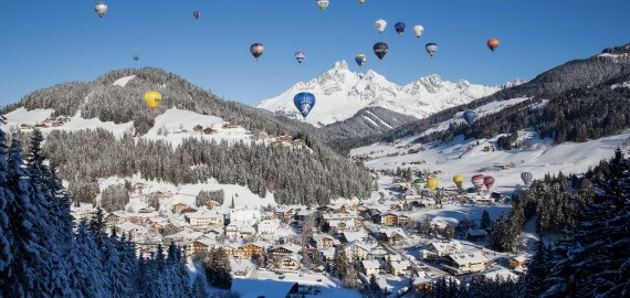 Nemzetközi hőlégballon hét Filzmoosban