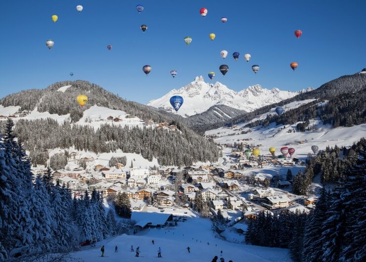 Nemzetközi hőlégballon hét Filzmoosban