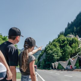 Kniepass erőd bemutató interaktív kiállítás