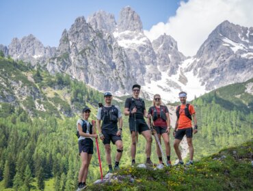 Futás a filzmoosi hegyekben