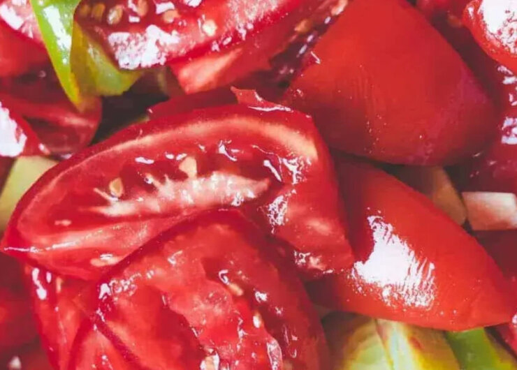 Gazpacho Hideg zöldségleves uborkával, paradicsommal és paprikával
