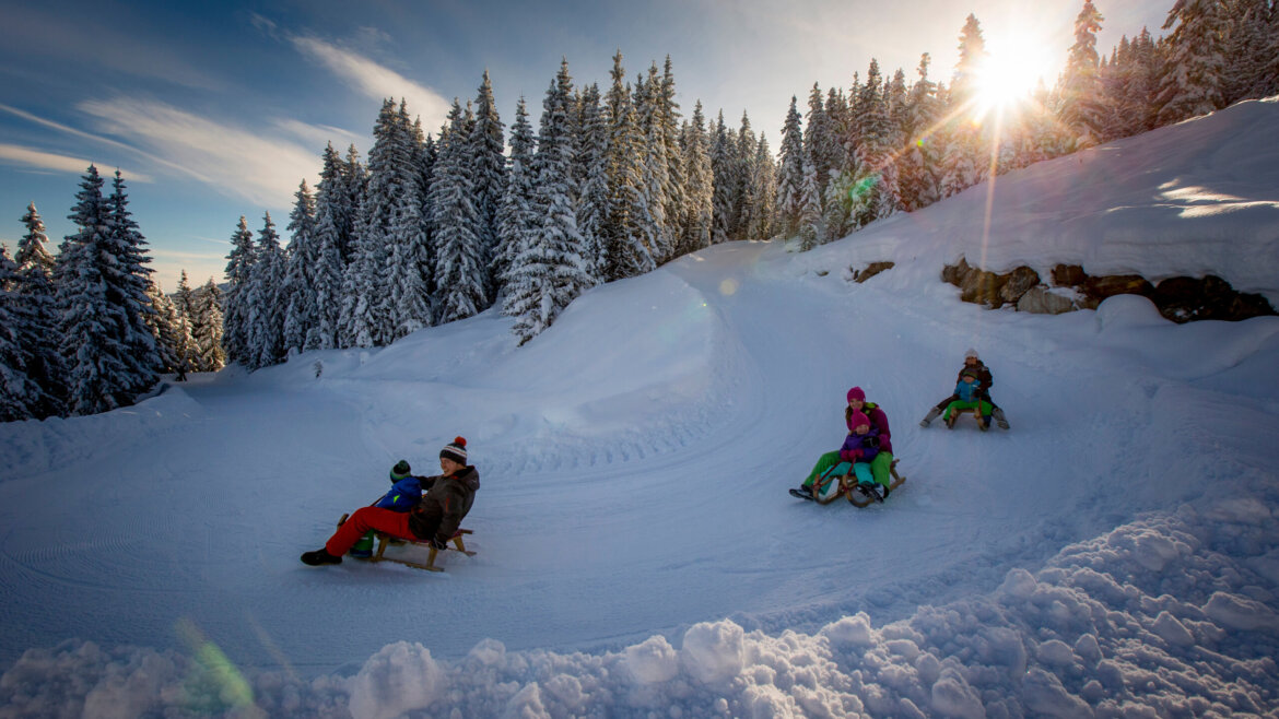 Téli élmény – szánkózás Filzmoosban©Ikarus_Filzmoos Tourismus_www.filzmoos.at