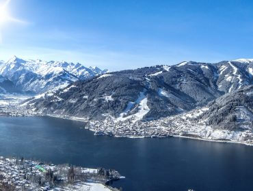 Vista panoramica di Zell am See-Kaprun