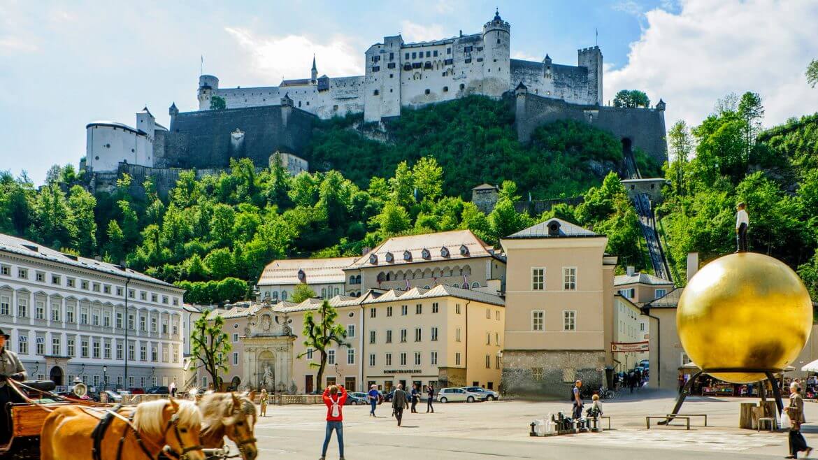 De stad Salzburg