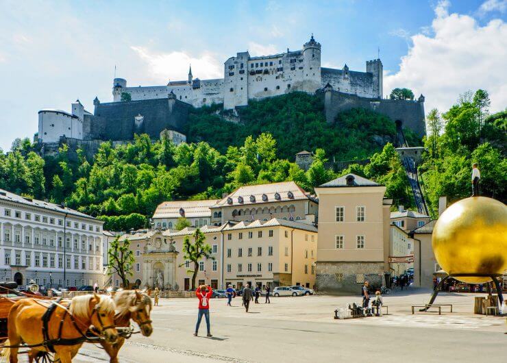 De stad Salzburg