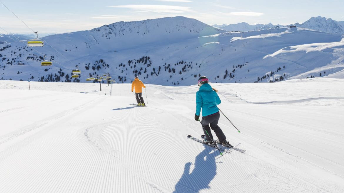 Szerokie stoki familijnego ośrodka Wildkogel-Arena są doskonałe dla początkujących i średnio zaawansowanych narciarzy.
